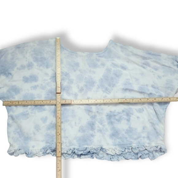 Style Envy Cropped Boxy Tie-Dye Shirt M - Picture 3 of 5